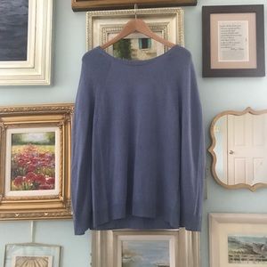 H by Halston silk and cashmere sweater cape